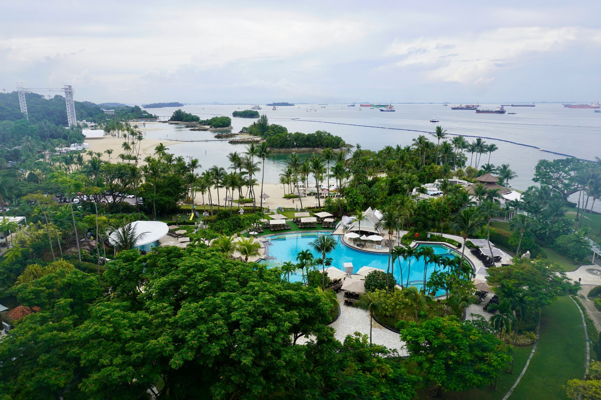 Sentosa Island coastline, Singapore